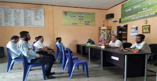 Kepala Dinas Sosial Musi Rawas melaksanakan monitoring Pemuktahiran DTKS Desa Pelita Jaya